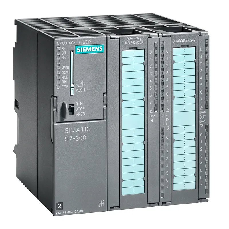 plc controller module new and original programming seimens CPU 314 units simatic S7-300 siemens plc supplier 6ES7314-6CH04-0AB0