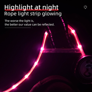 UMIONE LED dada reflektif, <span class=keywords><strong>Harness</strong></span> hewan peliharaan LED isi ulang, rompi <span class=keywords><strong>Harness</strong></span> anjing dengan tas kotoran, <span class=keywords><strong>Harness</strong></span> hewan peliharaan bercahaya - Product Image 6