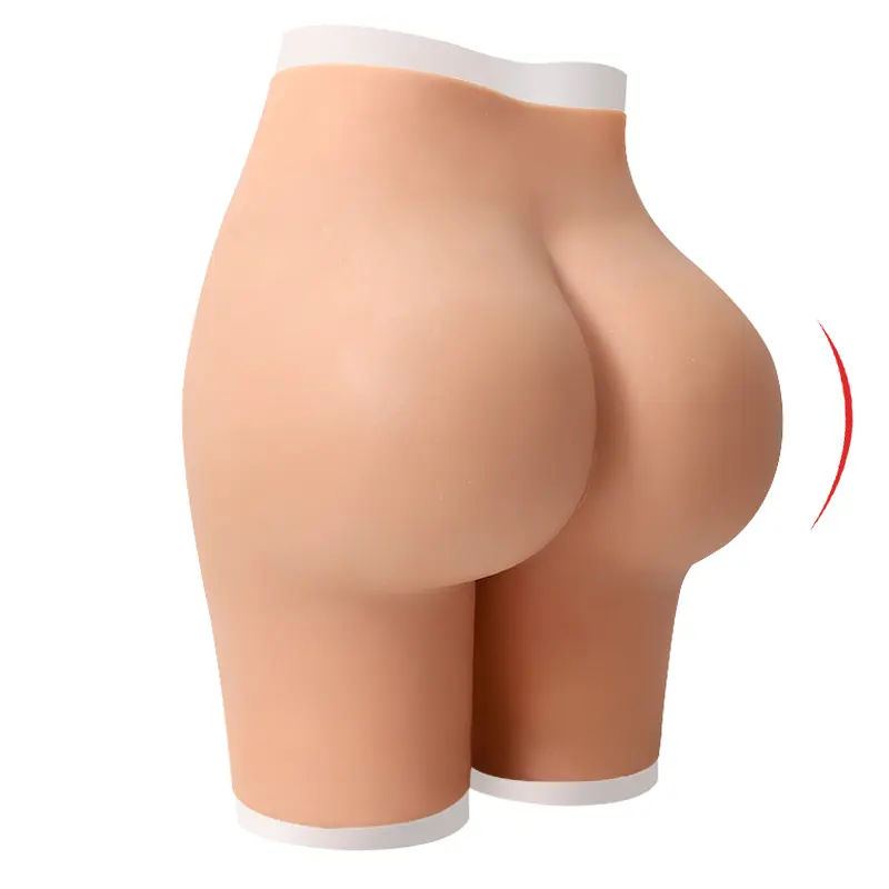 3400g silicona glúteos falsos 2,6 cm de espesor silicona trasero y trasero cadera potenciador pantalones acolchados para mujeres