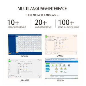 Software profesional de punto de venta multilingüe para sistema POS, versión Windows