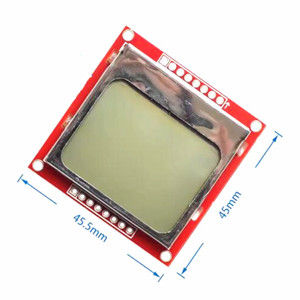 Display modulo LCD elettronica intelligente 5110 schermo LCD rosso modulo LCD schermo PCB rosso