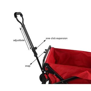 Foldable Customizable Factory <strong>Red</strong> <strong>Cart</strong> - Product Image 3