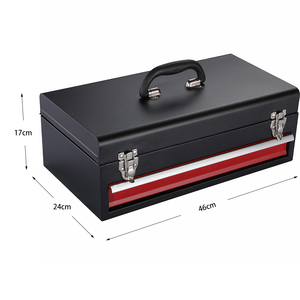 热卖可锁多用途工具箱工具箱，带一个抽屉便携式钢制工具箱 - Product Image 4