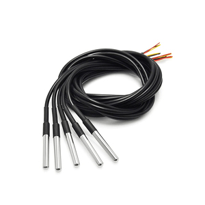 Edelstahl wasserdicht DS18b20 1/2/3/5M Gewinde Temperatur fühler Temperatur sensor 18 B20 Kabel für Arduino