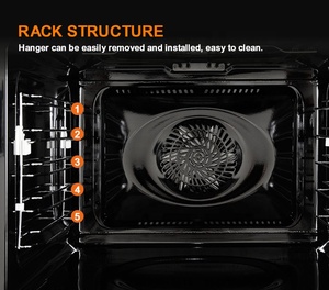 <strong>Kitchen</strong> Appliance 74L 220v Baking Multifunction 60cm Large Capacity Built <strong>in</strong> Electric Convection Build-<strong>in</strong> Wall <strong>Oven</strong>