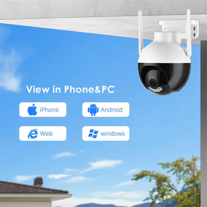 3mp全彩夜视wifi摄像头人体检测audble报警双向音频ip66户外安全摄像头 - Product Image 6