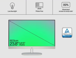 Pavilion 24-cr0008hk Intel Core-i3 16GB DDR4 512GB SSD Intel UHD grafik All-in-One masaüstü bilgisayar 23.8 inç - Product Image 5