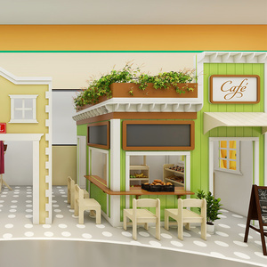 تصميم منطقة لعب تجارية للأطفال مع زحليقة، معدات مخصصة لمرحلة ما قبل المدرسة - Product Image 3