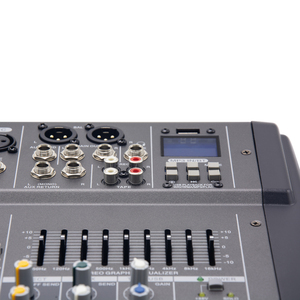 Thinuna เครื่องผสมสัญญาณเสียง48V แฟนทอม PMX-U6เครื่องมิกซ์เสียงมืออาชีพ6ช่องเครื่องผสมดิจิตอล2*250W พร้อมเครื่องขยายเสียง - Product Image 3
