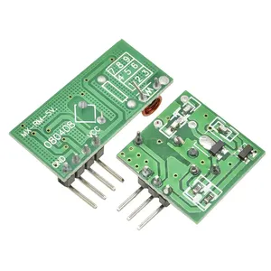 Kit de enlace de módulo transmisor y receptor RF de 433 Mhz para ARM/MCU WL DIY 315MHZ/433MHZ Control remoto inalámbrico - Product Image 3