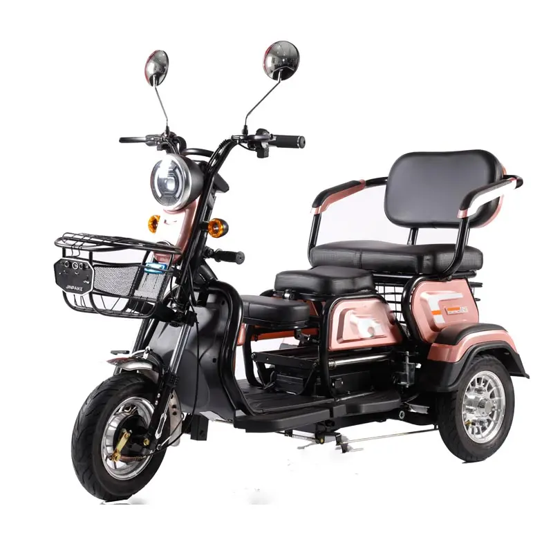 Hot Verkopen Drie Wielen Gehandicapte Scootmobiel 600W Loodzuur Motorfiets Elektrische Driewieler Voor Volwassenen