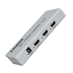 8K HDMI Splitter 1x2 7680X4320/60Hz con sistema inalámbrico EDID Mini 1 en 2 salidas HDMI Splitter Compatible con IR CEC - Product Image 3