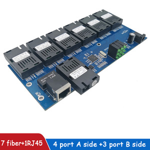 8 Port 100Mbps anahtar modülü 7 fiber ethernet anahtar modülü fiber optik ekipman Fiber optik alıcı-verici - Product Image 5