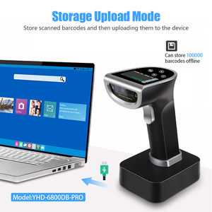 Escáner de código de barras 2D QR 1D Lector de código de barras 2,4G Inalámbrico Compatible con Bluetooth Resistente a caídas para Windows Mac Android iOS - Product Image 4
