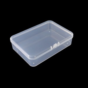 印刷徽标矩形透明PP漂亮储物盒带盖名片盒塑料 - Product Image 6