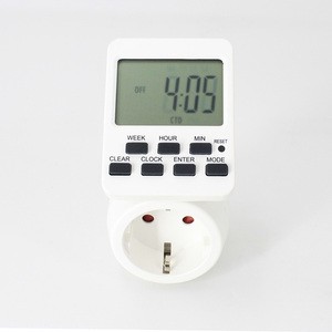 Digitaler Plug-in-Timer-Sockel 20 Ein/Aus Programmier barer Timer-Schalter Countdown Energie sparende Timer-Buchse