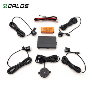 カーオートパークトロニック<span class=keywords><strong>LED</strong></span>パーキングセンサー4センサー付き逆バックアップ駐車レーダーモニター検出器システムバックライトディスプレイ