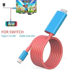 USB C a HDMI 4K 30Hz100W PD Carga Tipo C Macho Cable HDMI Soporte Nintendo para Monitor - Product Image 2