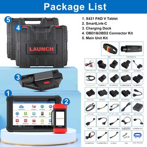 5g Wifi 2 Jahre Update Starten Sie das x431 Pad v Ecu Online-Programmier-und Codierung scan-Tool Obd2 Car Diagnostic Tool