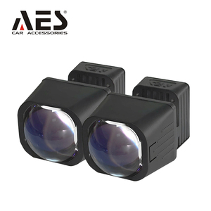 AES MIni boyut 1.5 inç 30W 6000K matris Bi led projektör Lens düz kesim ile - Product Image 2