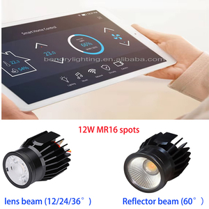 12W RGBW Spot Benory 24V Loxone Dali CCT 2000-6000K Smart Home Solution Cri95 Mr16 Module Ceiling Light <strong>PWM</strong> <strong>DMX</strong> Dimmer <strong>LED</strong> Spots - Product Image 6