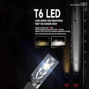 หลอดไฟ LED หน้ารถยนต์แบบ H1 32W ระบบให้แสงสว่างอัตโนมัติลำแสงสีขาวเย็นสำหรับยานยนต์ - Product Image 3