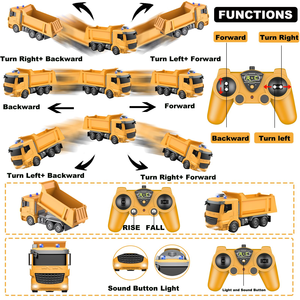 2024 RC Engineering Vehicle 2.4G 6CH RC Dump Truck 1/<strong>24</strong> <strong>Wireless</strong> 6CH One-Click Demo Remote Control Dump Truck Children's <strong>Toys</strong> - Product Image 3
