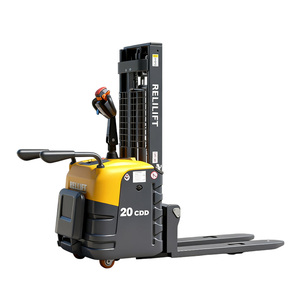 2 tấn Xách Tay Xe nâng hoàn toàn Trung Quốc bán Pallet đạt pin 3M Lift hoạt động có thể thu vào dĩa <span class=keywords><strong>Stacker</strong></span> điện - Product Image 1