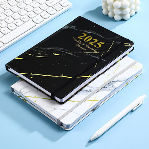 Custom A5 Pu Planner 2025 <strong>Notebook</strong> Printing <strong>Dated</strong> Daily Weekly Leather <strong>Notebook</strong> Planner - Product Image 3