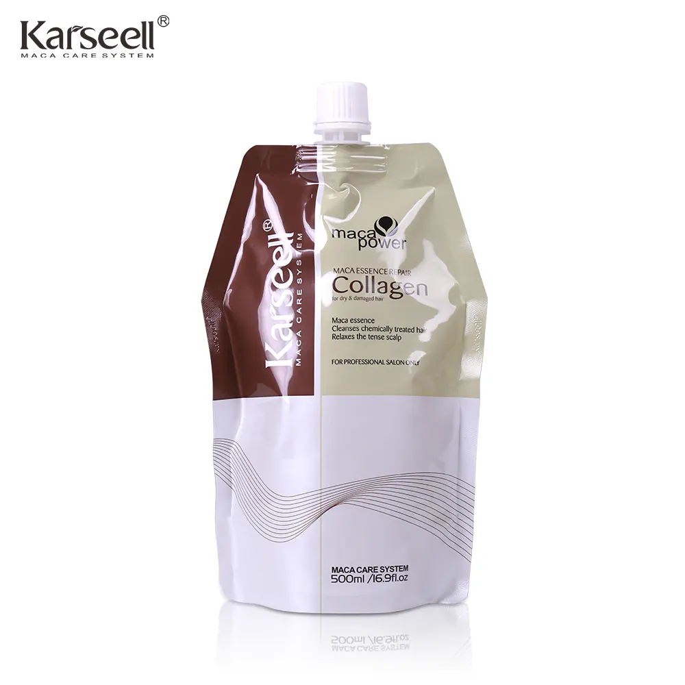 Karseell al por mayor rico-macadamia nutritiva suavizante colágeno mascarilla para el cabello tratamiento para cabello rizado seco y dañado