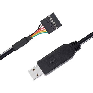 FTDI USB a TTL adattatore seriale 5V UART cavo 6 Pin femmina intestazione FT232RL Chip cavo dati per Windows 10 8 7 Linux Mac OS - Product Image 1