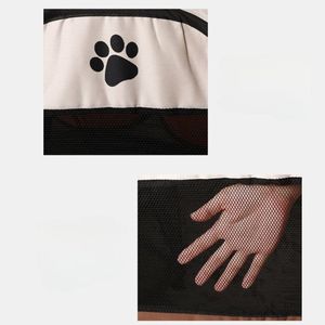 Küçük kediler ve köpekler için dayanıklı taşınabilir Pet kamp çadır ev çizgili desen - Product Image 4