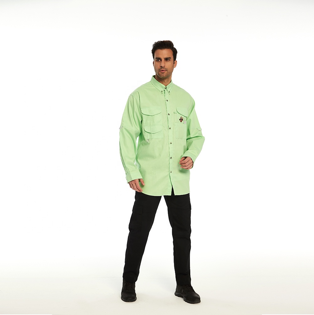 2022 SH  factory wholesale shirts oxford shirts heavy cotton cargo shirts for men