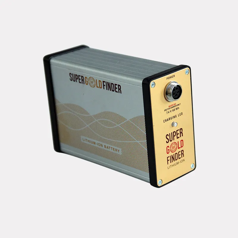 Intere vendite di oro metal detector batteria speciale Super-Oro finder SGF7000 7.4V 9.2Ah batteria agli ioni di Litio