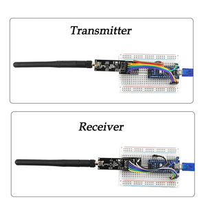 NRF24L01 PA LNAワイヤレストランシーバーRFトランシーバーモジュール2.4G1100mアンテナ付き、Raspberry Pi Arduin0 KY67に適しています - Product Image 4