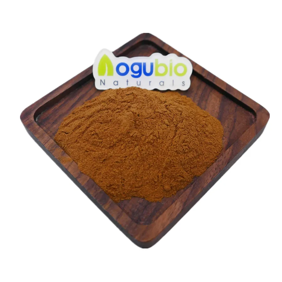 Aogubio, fabricante profesional, Extracto de planta, polvo de té negro instantáneo orgánico