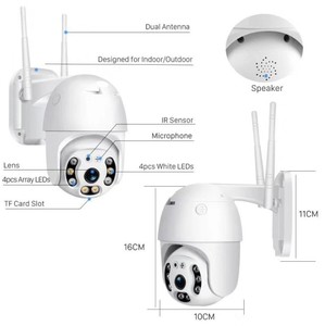 認定wifi ptzカメラ屋外ドームcctv 2mp 5mp ipカメラ