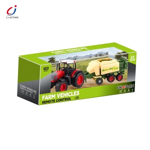 Chengji uzaktan kumanda traktör tarım araç oyuncak şarj edilebilir 1/10 ölçekli 27mhz 4ch rc çiftlik traktörü çocuklar için - Product Image 5