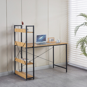 Functional <strong>Computer</strong> <strong>Table</strong> with Bookshelf Office Desks Workstation Desk Office Furniture - Product Image 2