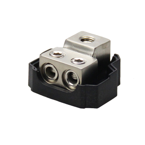 <strong>1</strong>*0/4ga In-2*<strong>4</strong>/8ga Out Amp Power Distribution Block Car Audio Splitter 2 Way <strong>Outputs</strong> Power <strong>Distributor</strong> Block Fuse Holder - Product Image 3