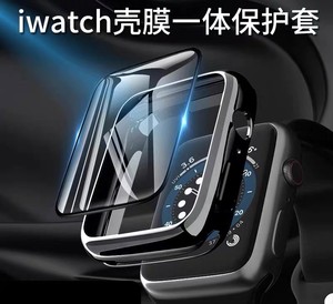 フルカバースクリーンプロテクターアップル腕時計ガード強化ガラスシリーズ6 Iwatch SE用 - Product Image 2