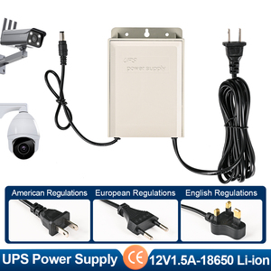 Directo de fábrica 12V 2A Mini UPS 1.5A AC DC Power LED Strip Light Adapter para CCTV Router Salida de entrada monofásica 3600Mah - Product Image 2