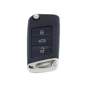 3 Button Remote <strong>Key</strong> Shell with HU66 Blade Battery on Circuit Board Without Transponder for <strong>VW</strong> Golf 7 <strong>New</strong> Polo after 2017 - - Product Image 1