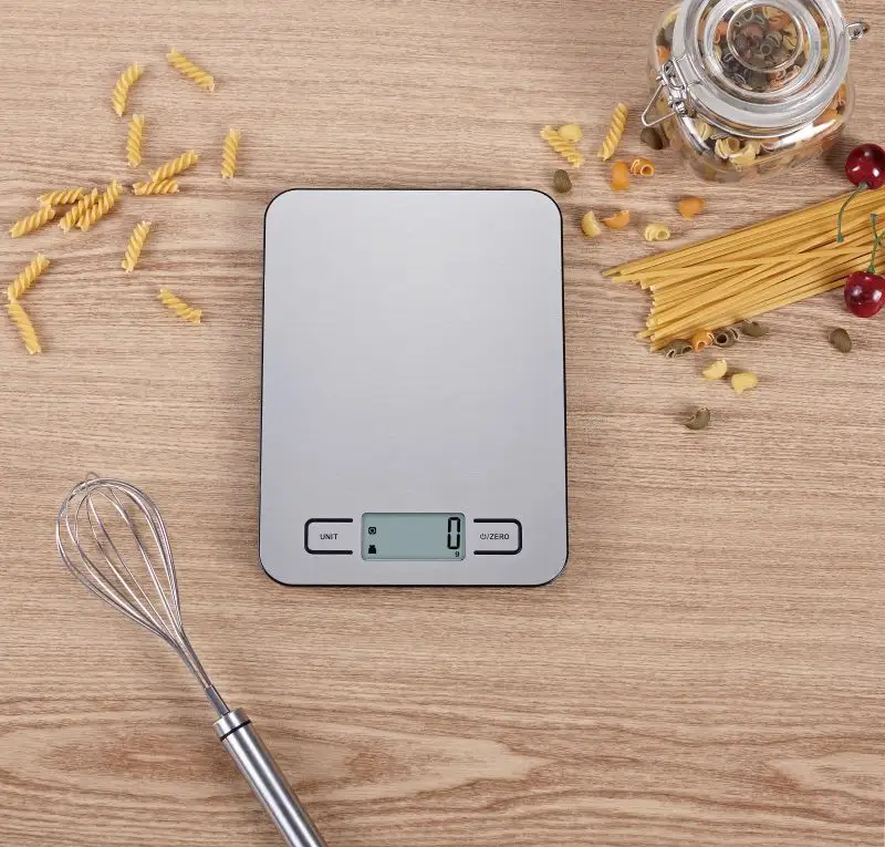 Báscula eléctrica Digital para alimentos, rectangular, 10Kg, 1G