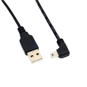 1m 2m 3m 5m 90度L向上倾斜右左角USB至迷你B 5针USB数据充电器电缆，用于相机GPS硬盘驱动器 - Product Image 4