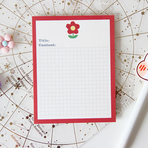 Bloc de notas bonitas con logotipo personalizado de 3*3 pulgadas, juego de blocs de notas adhesivas impresas estacionarias - Product Image 1