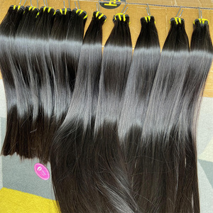 ขายส่ง 10A 12A บราซิลอินเดียเวียดนามดิบเวอร์จินผมผู้ขายฉลากส่วนตัว 100% หนังกําพร้าชิดผมมนุษย์สาน Bundle - Product Image 1