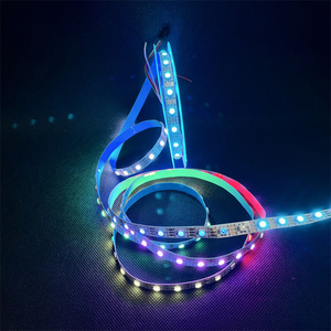 Bireysel kontrol ws2812b 5v dijital rgb şerit ışıkları ws2815 12v rüya renk tira led şerit - Product Image 5