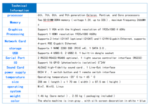 New Style Lower Price Core processors DC24V <strong>Embedded</strong> <strong>Computer</strong> Industrial PC - Product Image 6