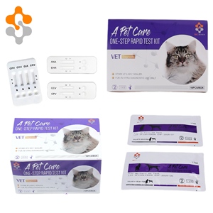 Tek adımlı ev kullanımı FCV + FHV hızlı algılama kedi hastalığı testleri calicivirüs + Herpesi kombine pet testi kedi için - Product Image 4